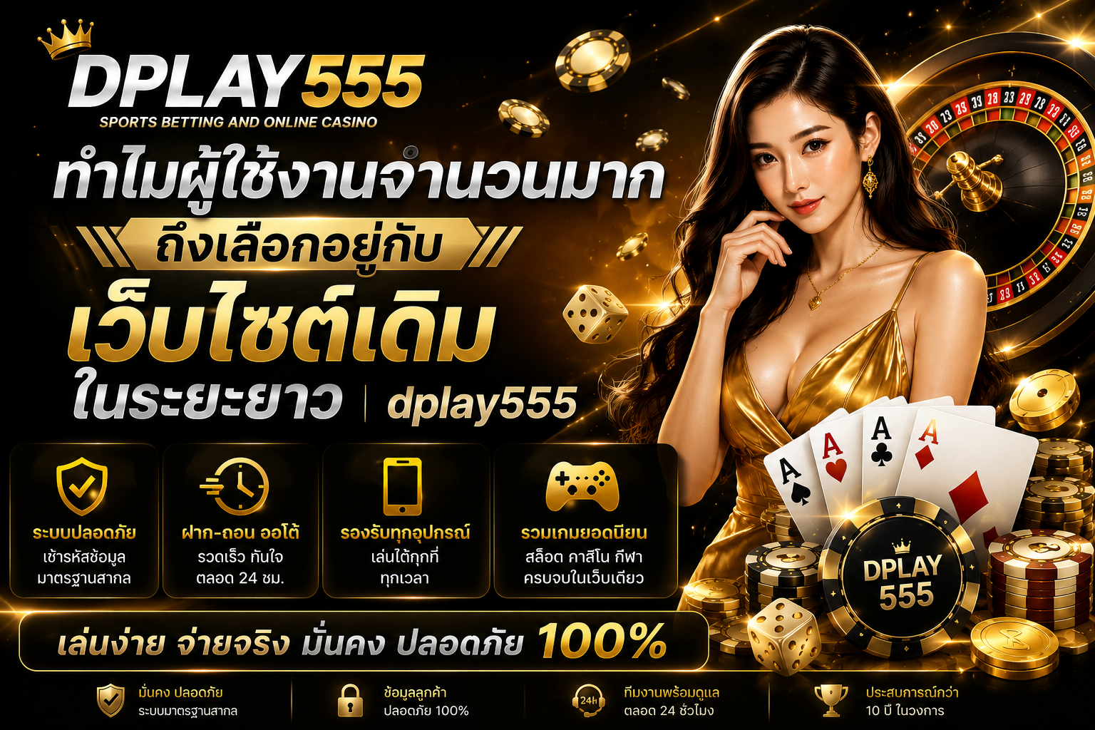 ทำไมผู้ใช้งานจำนวนมากถึงเลือกอยู่กับเว็บไซต์เดิมในระยะยาว dplay555